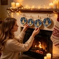 thumbnail image 5 of MMJ Christmas Wall Decor Flat Acrylic Sign Hanging Ornament Home Holiday Decoration 3.94in, 5 of 7