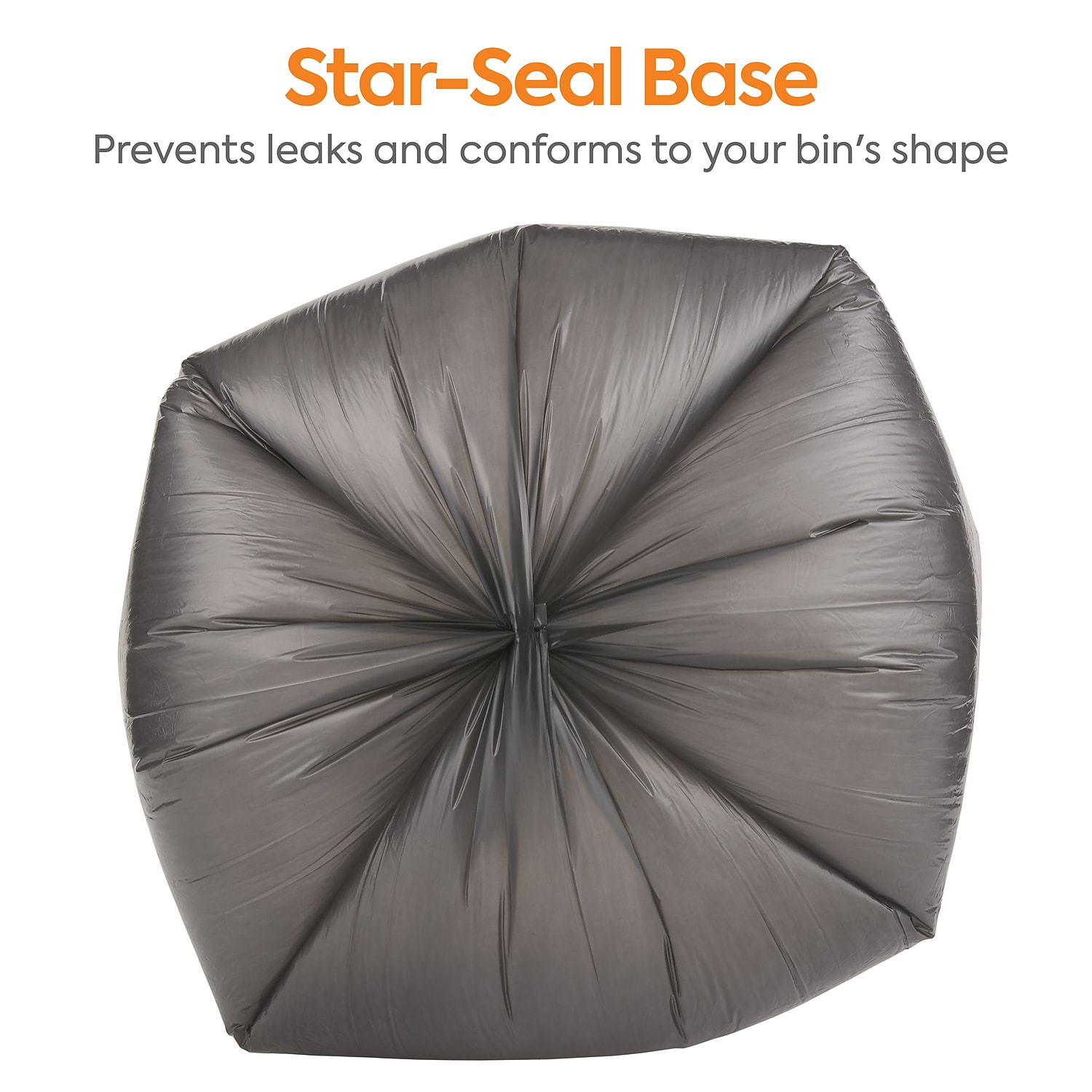 Staples Coastwide Trash Bags 20-30 Gallon 30x36 Low Density 0.45 Mil Black 250 CT 814875