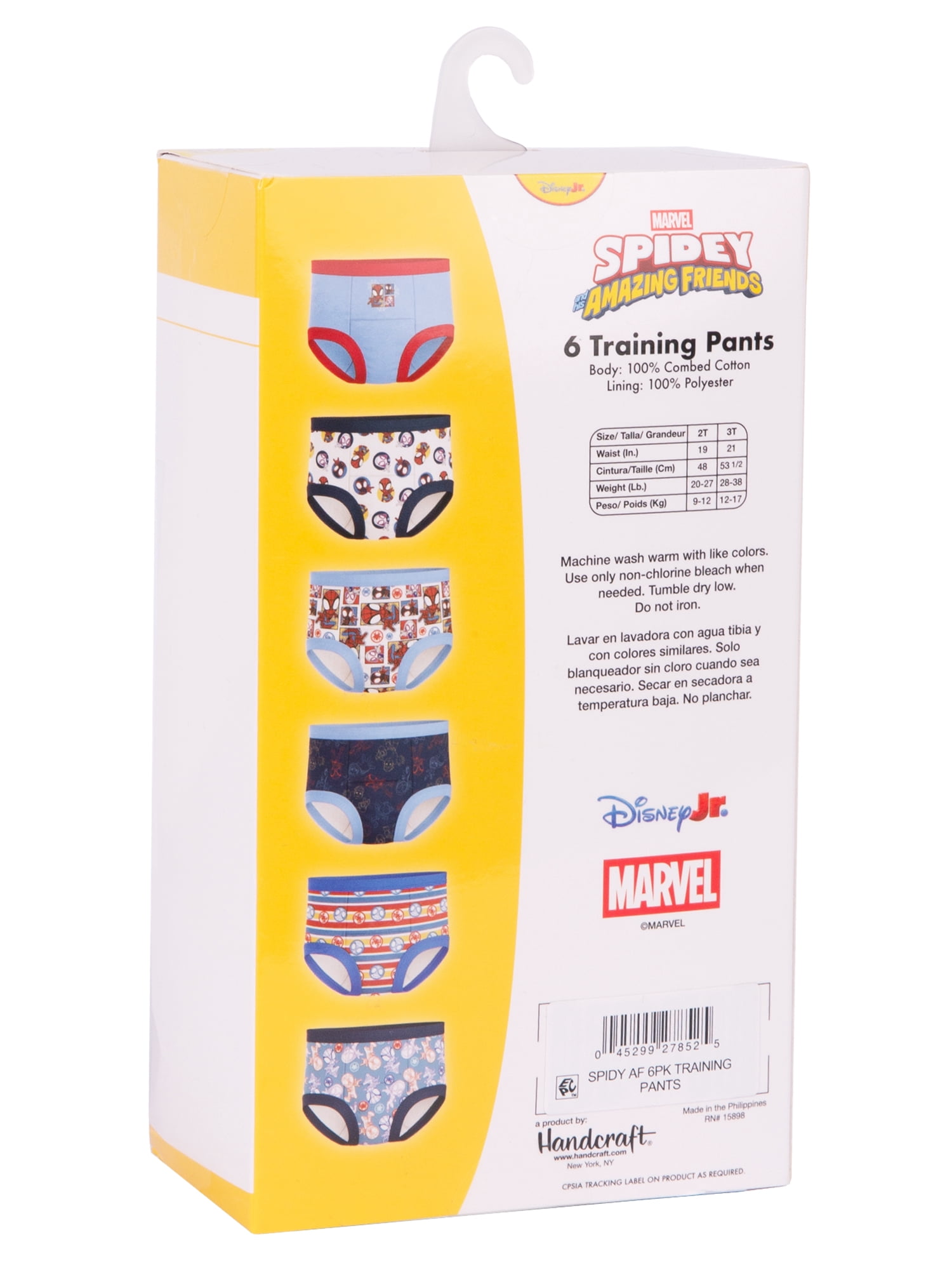 Character Toddler Boy Training Pants, 6 - Pack, Sizes 2T-3T