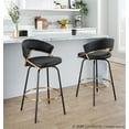 thumbnail image 2 of LumiSource Jie 26" Fixed-Height Counter Stool - Set of 2, 2 of 6