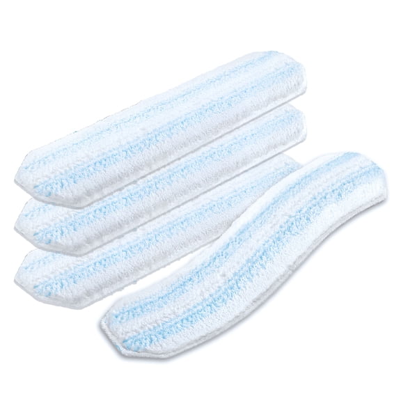 ACDANC Mop Head Refills Compatible with Flat Mop Systems, Machine Washable Microfiber Mop Replace Heads, Reusable Head Replacements on Flat Mops, 4 Packs Mop Heads Replacements