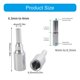 thumbnail image 3 of Hexagonal Bit Conversion Adapters 4mm/6.35mm Precisions Machined Alloy Steel for Mechanics and DIY Projects, 3 of 4