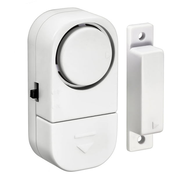 HLONK Home Security Burglar Alarm Magnetic Sensor Door Window Alarm Super Loud Apartment Door Window Pool Alarm Set