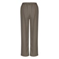 thumbnail image 5 of ABATAB Women's Wide Leg Dress Pants Ruched High Waisted Business Casual Trousers Dressy Work Office Pants with Pockets, 5 of 7