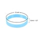 thumbnail image 2 of Pulseras luminosas de silicona Uxcell Circunferencia de 8 pulgadas, Azul claro 12 paquetes, 2 of 7