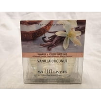 Bath and Body Works New Look! Vanilla Coconut Wallflowers 2-Pack Refills