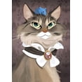 thumbnail image 1 of Kit de pintura de diamante de gato macho hermoso, kit de arte de diamante 5D, kit de pintura de diamante completo para niños adultos, principiante, arte y artesanía de punta de diamante, decoración de, 1 of 5