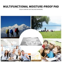 VOTRUDI Outdoor Picnic Blankets Large - Foldable Aluminum Film Picnic Blanket Mat for Beach Camping Hiking and Travel,78x78in,C