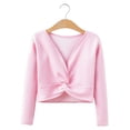 thumbnail image 3 of Ropa de baile para niños Ropa de práctica para niñas Otoño e invierno Suéter grueso Abrigo Chaleco chal con forro polar de manga larga, 3 of 3