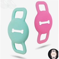 Airtag Cat Collar Holder, Small Air Tag Dog Collar Holder Compatible with Apple Tag, Anti-Lost Pet Tracker Case for Puppy Collars 3/8'' 5/8''