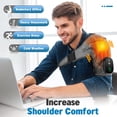 thumbnail image 3 of Shoulder Heating Pad Cordless, FSA Eligible Items List Shoulder Massager for Pain Relief Deep Tissue, Heated Shoulder Brace Wrap HSA Approved Products Only, 3 of 6