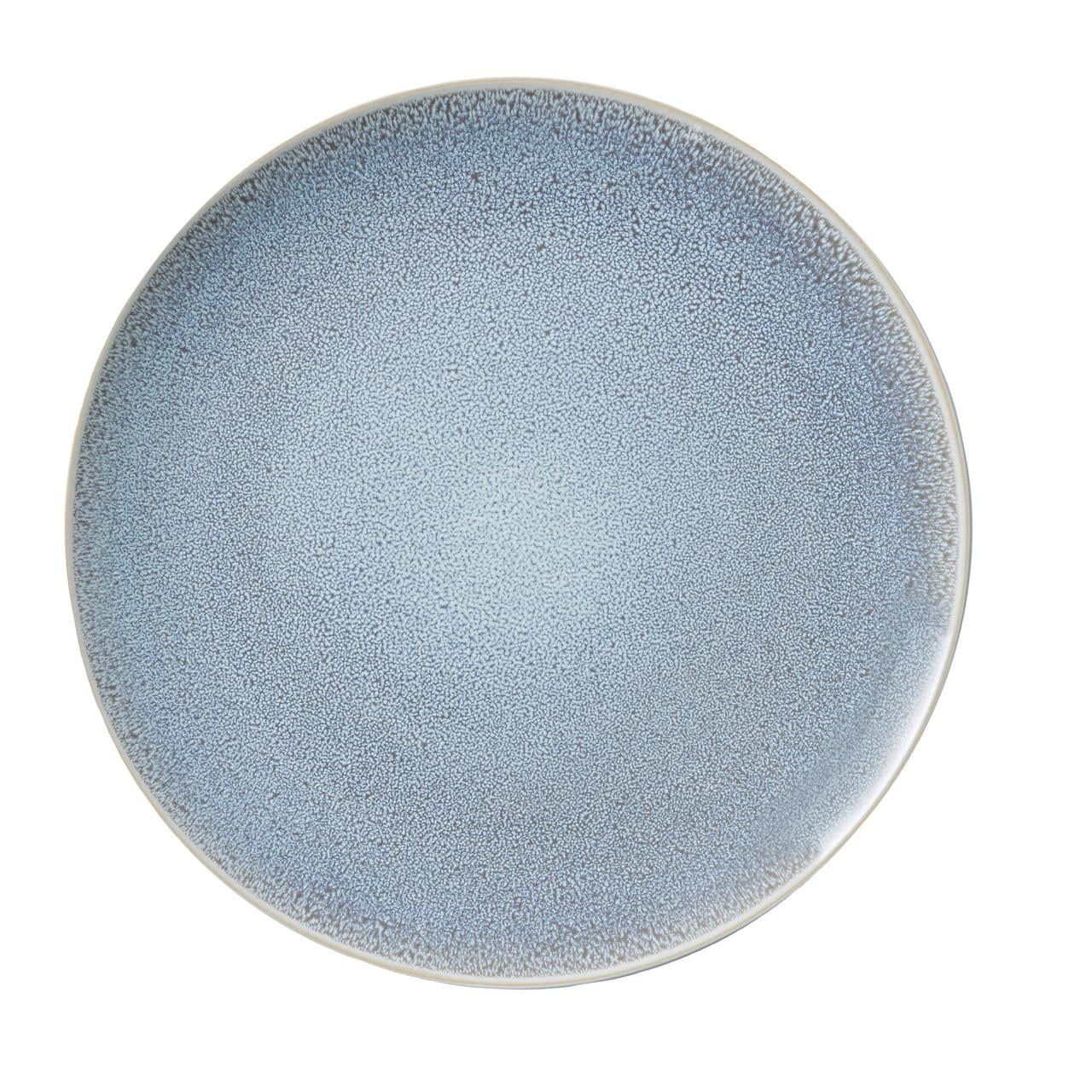 Better Homes & Gardens Blue Reactive Linette 16 Piece Stoneware Dinnerware Set
