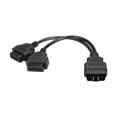 thumbnail image 3 of Yeacher OBDII Splitter Extension Cable 16pin Male to Dual Female Cord Compatible for All OBDII Vehicles 30cm, 3 of 8
