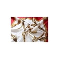 thumbnail image 4 of INSPIRE CHIC 5 Pcs Women's Scarves Retro Striped Square Lightweight Kerchief Neckerchief 5pcs-50x50cm Navy Gold, 4 of 4