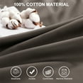 thumbnail image 4 of PiccoCasa 2 Pcs 100% Cotton Ruffled Pillowcases Soft with Envelope Beaver Standard, 4 of 7