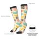 thumbnail image 4 of Balery Vintage Cup Calcetines novedosos Calcetines deportivos Calcetines hasta la rodilla Calcetines de algodón Calcetines originales y geniales, 4 of 6