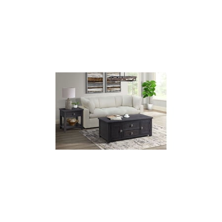 Coffee Table with Lift Top & Drawers - Living Room Accent Table