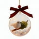 thumbnail image 2 of Adorno de Navidad 3D Transparente Bola de Pájaro | Decoración de árbol colgante hecha a mano | Efecto de globo de nieve con remolino de purpurina, caja de música, exhibición de pájaros realista,, 2 of 4