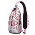 thumbnail image 1 of Boho Daisy and Artistic Flower Pattern Crossbody Bag – Breathable Back, Adjustable Strap, Durable Stitching – Retro Wildflower Print, 1 of 5