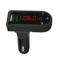 thumbnail image 3 of Transmisor FM para coche Bluetooth 5.0 Reproductor MP3 Cargador USB Luz ambiental con pantalla LED, 3 of 5