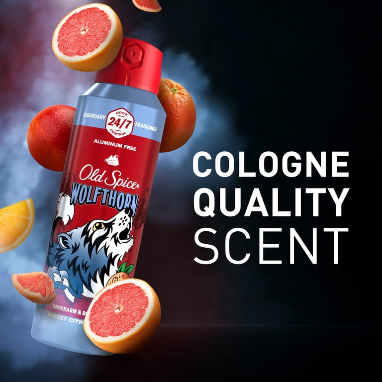 Old Spice Wolfthorn Body Spray for Men, 5.1 oz photo 4