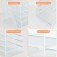 thumbnail image 5 of Desk Organizers and Accessories, 5-Tier Paper Letter Tray Organizer with File Holder, Desktop Organizer for Office Supplies (Black), 5 of 15