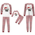 thumbnail image 5 of mgoYE Family Pjs Matching Sets Christmas Winter Family Christmas Pajamas Matching Sets 2025 A-Z Letter Alphabet Xmas Holiday Pjs Cute Sleepwear Loungewear Jammies, 5 of 6