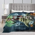 thumbnail image 4 of Jack Skellington Jack and Sally Blanket, Ultra Soft Blanket, Suitable for Beds, Sofas, and Travel, 4 of 8