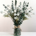 thumbnail image 2 of NOGIS Luxury Faux Flower Arrangements - High-End Artificial Flowers in Vase - Realistic Faux Peonies & Floral Stems - Beige, White & Champagne Flowers - Elegant Neutral Home Decor, 2 of 7