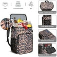 thumbnail image 5 of Travel Cooler Bag - Leopard Print Pattern Camping Beer Cooler Backpack with Bottle Opener- Waterproof Insulated Picnic Backpacks - Cooler Bag for Beach, 5 of 6
