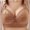Khaki, variant on Vetsdori Womens Soft Bras Front Closure Wireless Pullover Push up Breathable Front Closure Lift Everyday Bras for Women Bralette