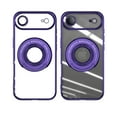 thumbnail image 3 of Magnetic Stand Case Compatible with iPhone Air, Rotatable Flexible Ring Holder Phone Cover for Men Women | Compatible with MagSafe | Shockproof & Anti-scratch | Anti-Yellowing,Darkpurple, 3 of 7