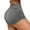 Grey, variant on Solid Color Workout Shorts High Waisted Compression Fitness Yoga Running Athletic Shorts With Ruffle Workout Skirts for Women with Shorts