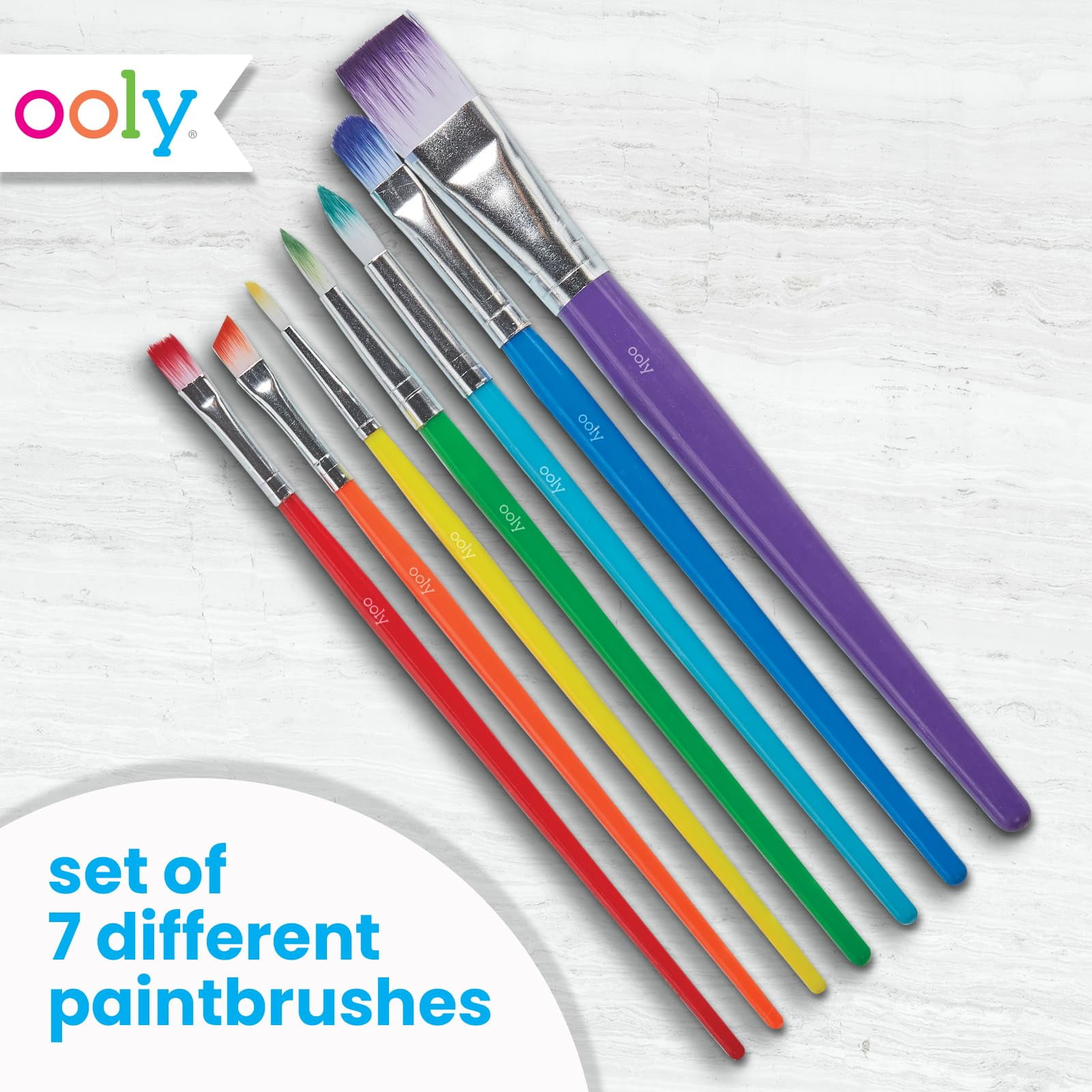 OOLY Lil' Watercolor 36-Piece Painting Set, Essential Kids Art Kit