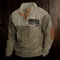 thumbnail image 2 of Chandail en Molleton Sans Capuche pour Hommes, Manches Longues, Col Rond, Décontracté, pour un Confort et un Style Quotidiens, Style Mode Urbaine, 2 of 4