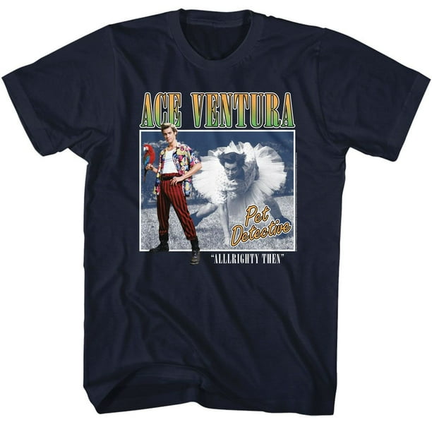 Ace Ventura Box Navy T-Shirt - Walmart.com
