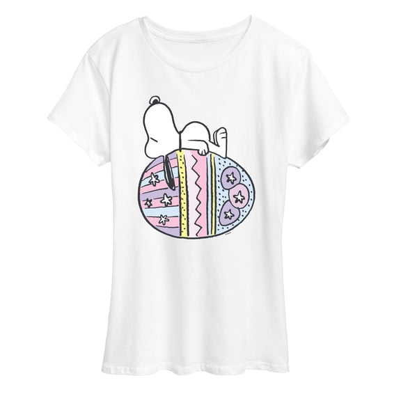 Peanuts - Snoopy Easter Egg - Women's Short Sleeve Graphic T-Shirt