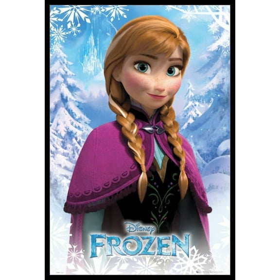 Frozen - Anna Laminated & Framed Poster by (24 x 36)
