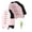 A003- Pink, variant on Beach Paddle Ball Set Shuttlecock Game Set Eva Foam Pink Hand Paddles Casual Outdoor Activity Backyard Game Lawn Game for Student and Adults 1 Pack