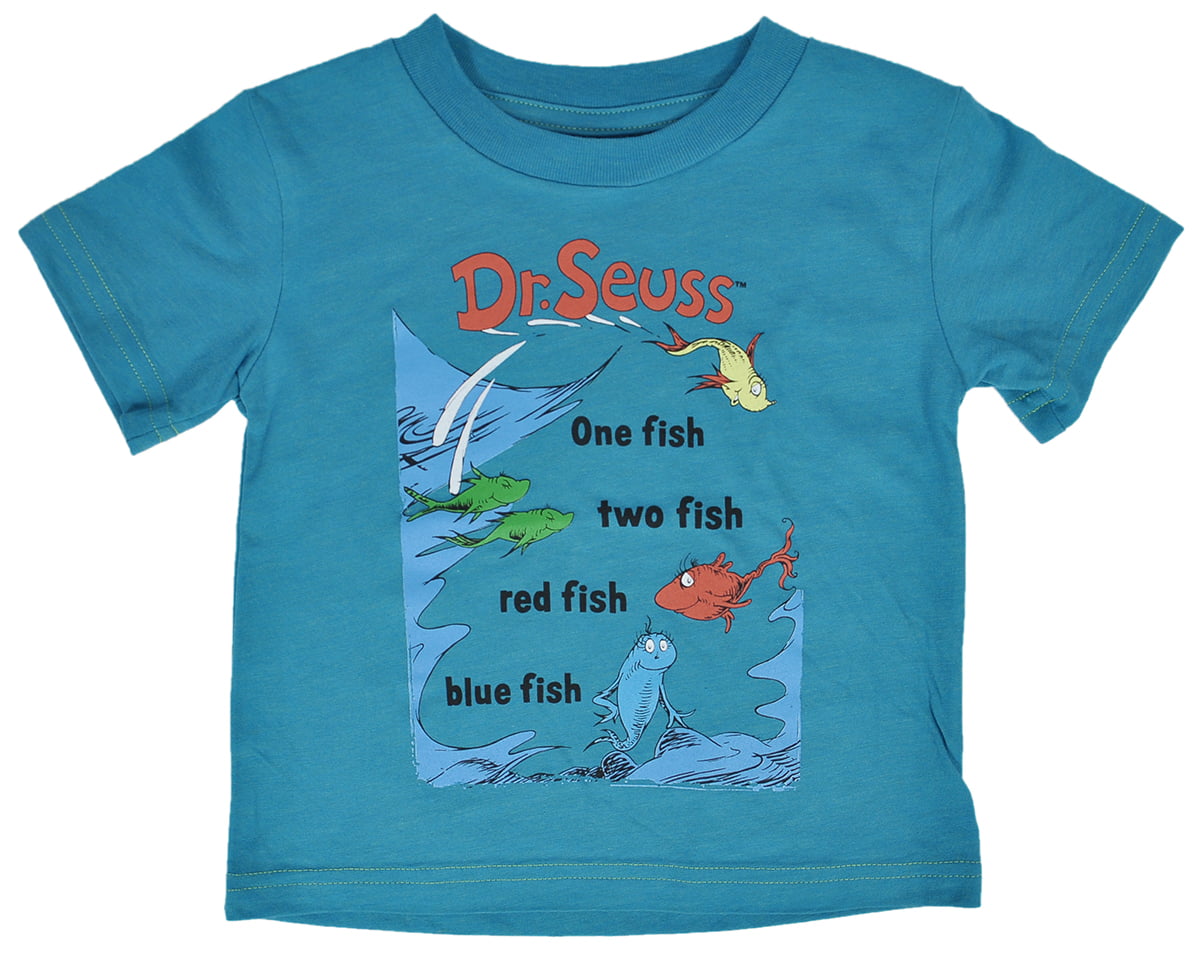 Jumping Beans Toddler Boys 2T-5T Dr Seuss One Fish Two Fish Graphic Tee 