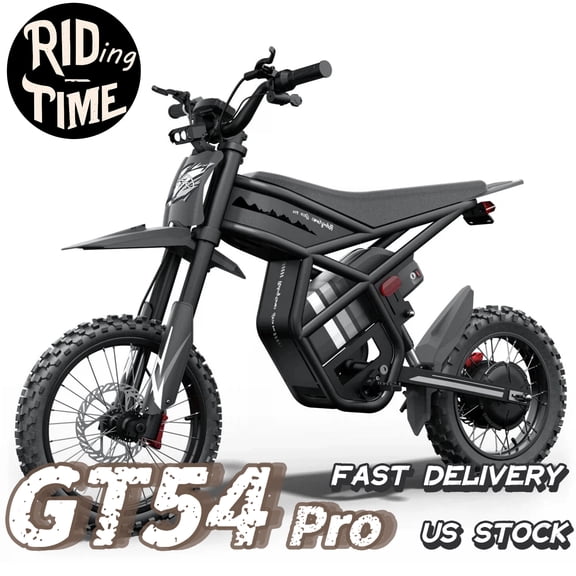 3000W Riding'times Electric Dirt Bike for Teens Adults, 60V 25AH 40MPH Ebike with 14"/12" Motorcycle Tire,Dual Hydraulic Brakes Mountain Off-Road Dirtbike