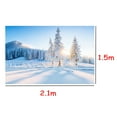 thumbnail image 4 of SAYFUT 5x7ft Christmas White Snow Winter Tree Road Photography Backdrop Bokeh Wonderland Background Snowflake Glitter Newborn Baby Portrait Banner Xmas Party Decorations Photo Studio Props, 4 of 4