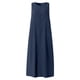 thumbnail image 4 of Vestido largo boho de denim para mujer: sin mangas, cuello redondo, corte holgado con bolsillos, largo para un estilo bohemio informal., 4 of 5