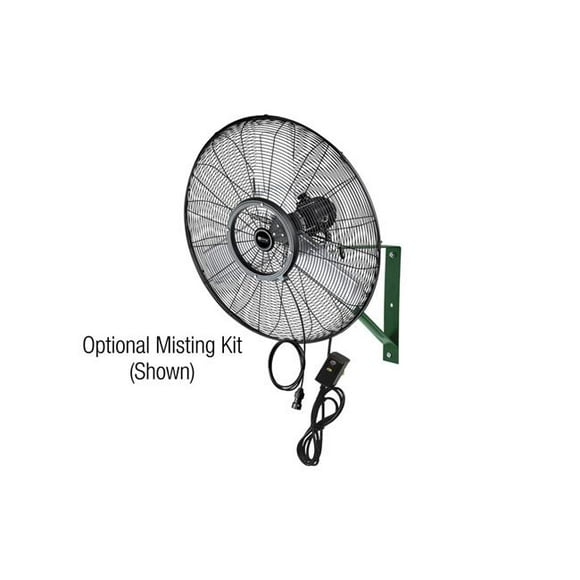 King Electric WFO-30 30 in. Outdoor Rated Oscillating Wall Mount Air Circulator Fan