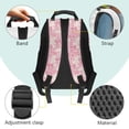 thumbnail image 5 of Yspwyqan Kids Pink Bow Backpack Set for Girls, 4 Piece Set with Lunch Box Water Bottle Bag, Mallard Duck Lightweight Laptop Backpack for Elementary Travel, 5 of 7