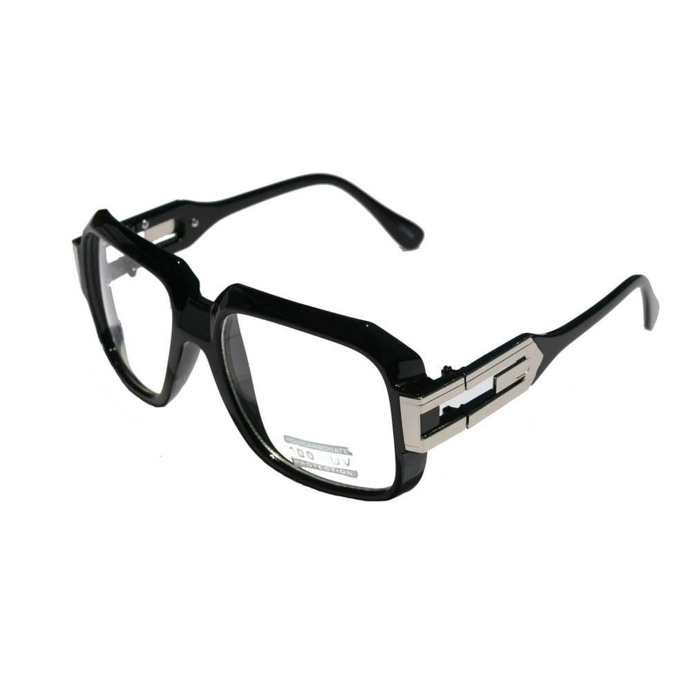 Vision World V.W.E. Large Classic Retro Square Frame Clear Lens