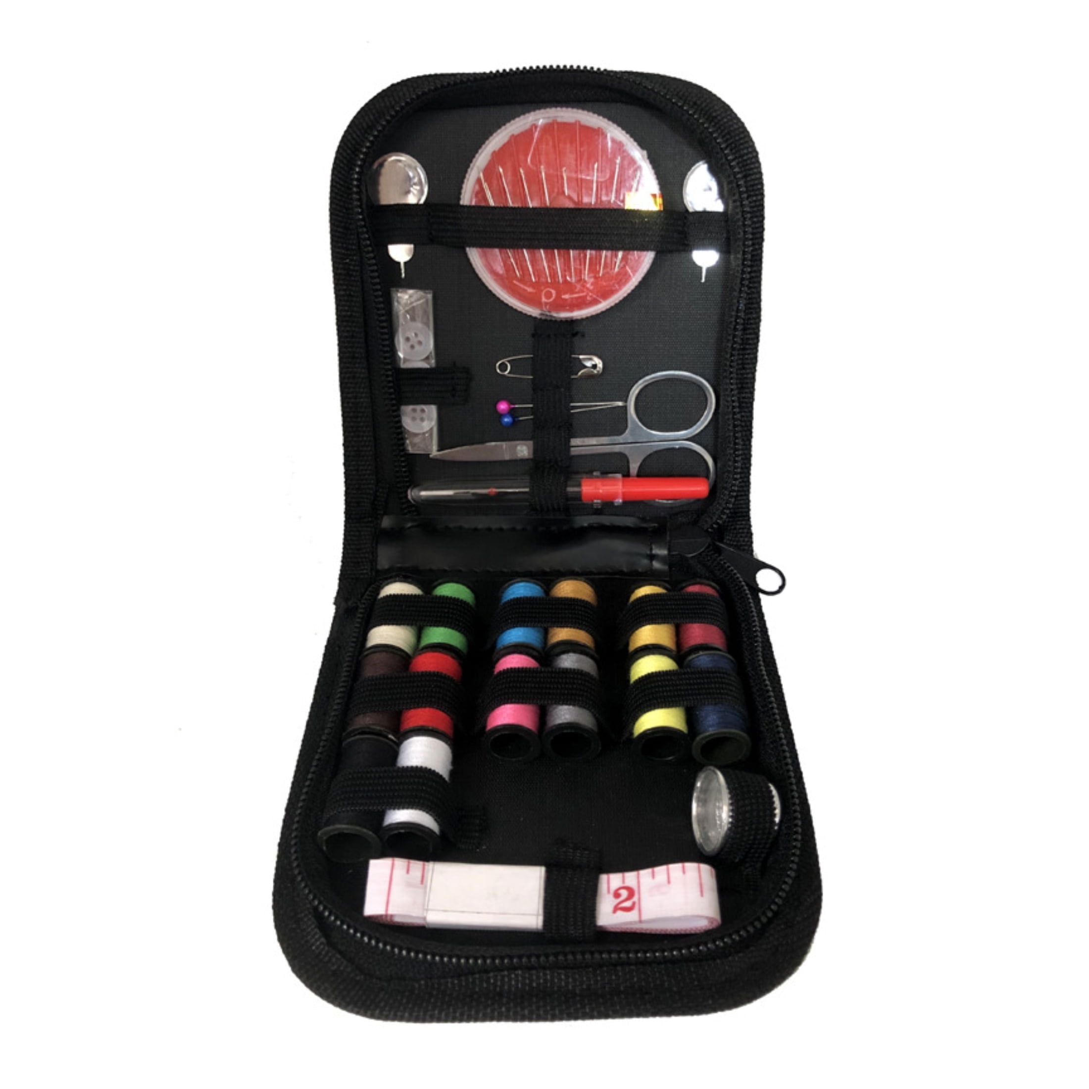 YIBONIKA Portable Sewing Kit, Beginner Gift Sewing Supplies for Grandma, Mom, Friends, Traveler, Adults, Small Emergency Sewing Kits with Case for Home Use