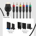 thumbnail image 4 of TNP PS2 Component Cable Premium YPbPr Component Video Cable RCA AV for PlayStation 2/3 (PS2/PS3), 4 of 8