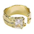 thumbnail image 1 of Anillo ajustable, regalo de joyería de aniversario y cumpleaños para mujeres y niñas, dorado., 1 of 5