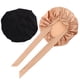 thumbnail image 2 of GOOHOCHY 2 uds. Gorro de dormir de satén flexible para el hogar para mujer, gorros de ducha para mujer, 2 of 7